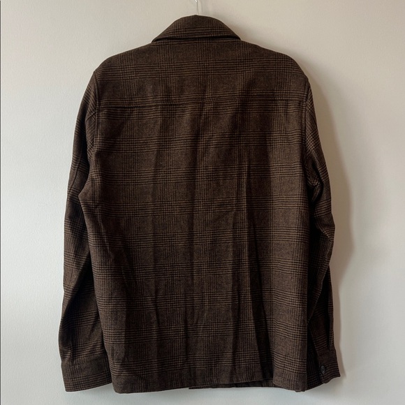 Scotch & Soda Brown Plaid Men's Shirt Jacket - Picture 6 of 9